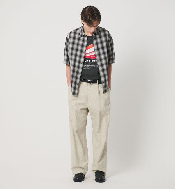 BEAUTY&YOUTH UNITED ARROWS「ボイル オンブレ チェック レギュラーカラー シャツ GRANDE型」|シャツ・ブラウス|