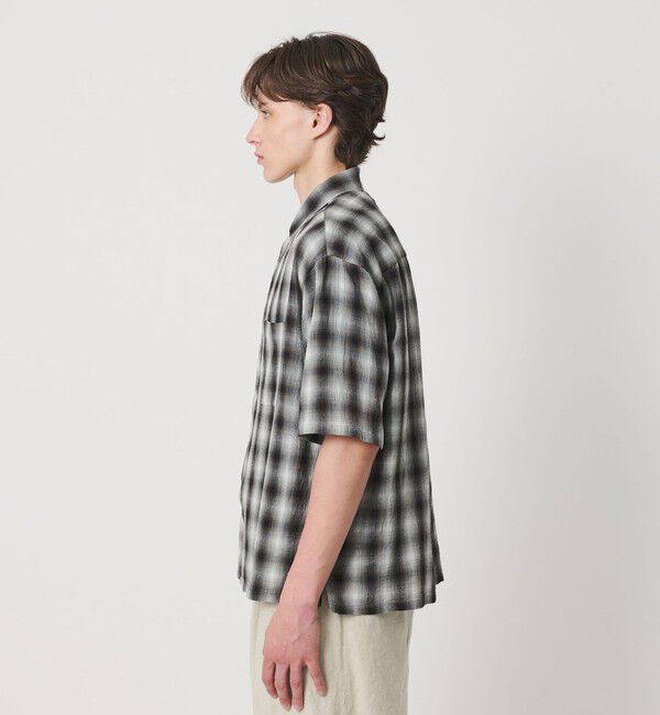 BEAUTY&YOUTH UNITED ARROWS「ボイル オンブレ チェック レギュラーカラー シャツ GRANDE型」|シャツ・ブラウス|