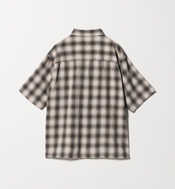 BEAUTY&YOUTH UNITED ARROWS「ボイル オンブレ チェック レギュラーカラー シャツ GRANDE型」|シャツ・ブラウス|