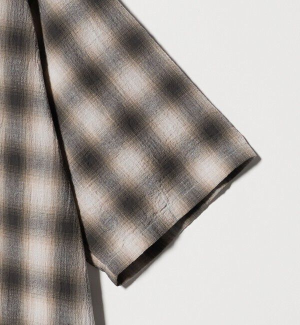 BEAUTY&YOUTH UNITED ARROWS「ボイル オンブレ チェック レギュラーカラー シャツ GRANDE型」|シャツ・ブラウス|