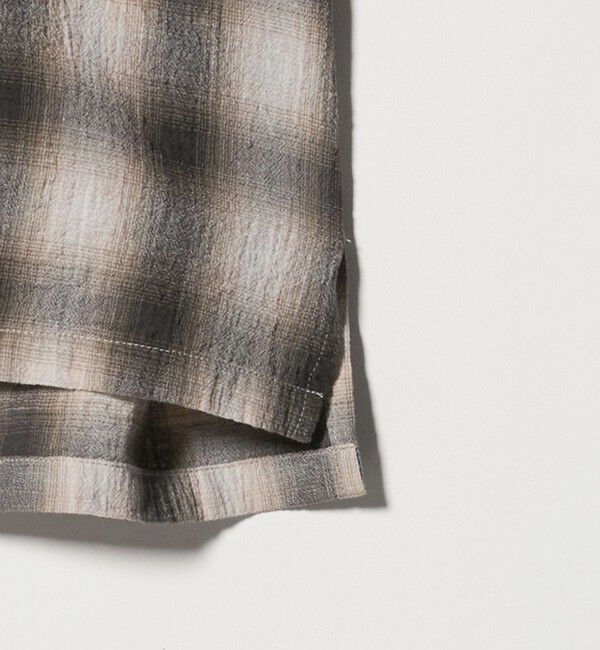 BEAUTY&YOUTH UNITED ARROWS「ボイル オンブレ チェック レギュラーカラー シャツ GRANDE型」|シャツ・ブラウス|