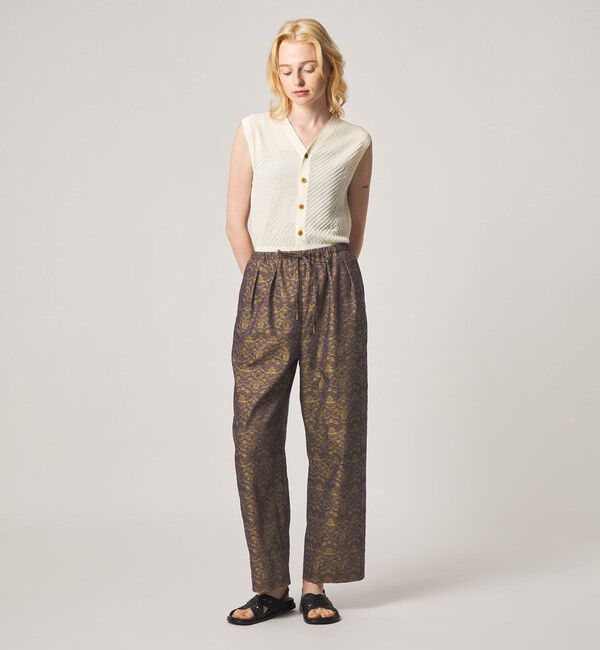 STEVEN ALAN「＜Steven Alan＞ジャガード タック イージー パンツ」|その他|