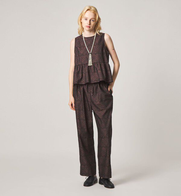 STEVEN ALAN「＜Steven Alan＞ジャガード タック イージー パンツ」|その他|