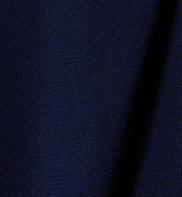 BEAUTY&YOUTH UNITED ARROWS「HI-LINE グロッシー ギザ 3B ニット ポロシャツ ウォッシャブル」|ニット・セーター|