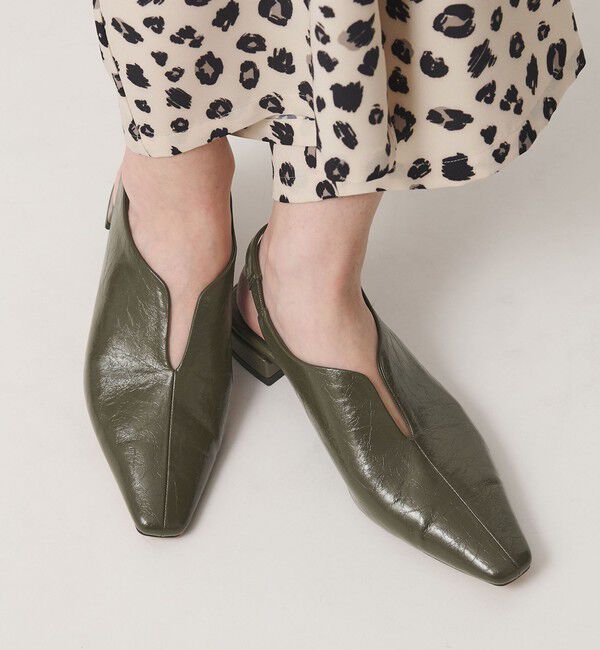 BEAUTY&YOUTH UNITED ARROWS「Vカット バックストラップ パンプス」|パンプス|