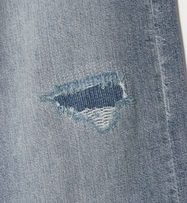 BEAUTY&YOUTH UNITED ARROWS「【別注】＜NEEDBY heritage＞ワイドフレア デニムパンツ/コバルト」|デニム|