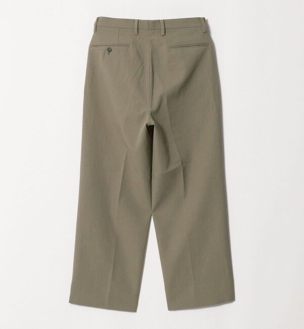 BEAUTY&YOUTH UNITED ARROWS「エアロ ツイル 1プリーツ スラックス NO.9」|チノ|