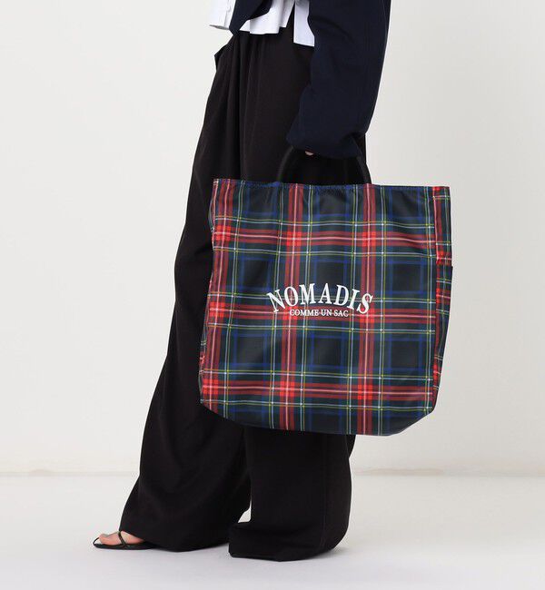 TOMORROWLAND GOODS「NOMADIS SAC  チェックトートバッグ」|トートバッグ|