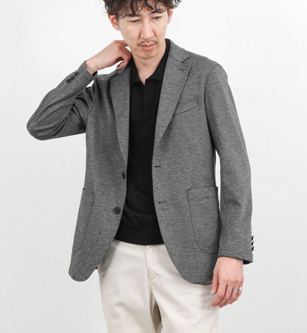 NOLLEY'S goodman「強撚シルクコットン 成型スキッパーニットポロ 26SS / ウォッシャブル」|ポロシャツ|