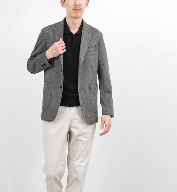 NOLLEY'S goodman「強撚シルクコットン 成型スキッパーニットポロ 26SS / ウォッシャブル」|ポロシャツ|