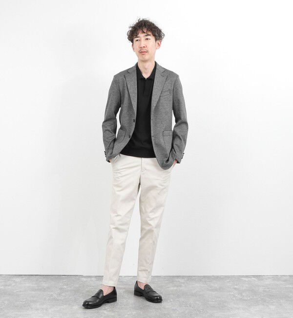NOLLEY'S goodman「強撚シルクコットン 成型スキッパーニットポロ 26SS / ウォッシャブル」|ポロシャツ|