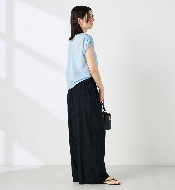 NOLLEY'S「【WEB＆一部店舗限定サイズ】ウォッシャブルソフトタイプライタータックギャザーワイドパンツ」|その他|