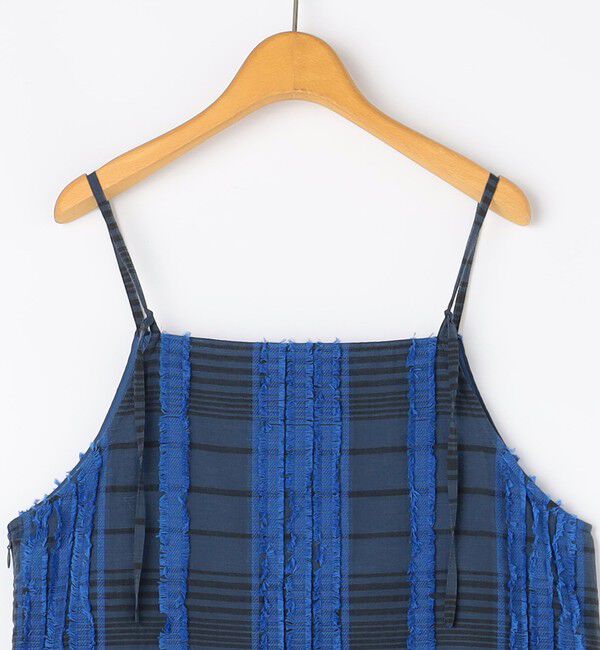 NOLLEY'S「【WEB＆一部店舗限定アイテム】【KIRYU】ウォッシャブルチェック柄カットジャガードワンピース」|ワンピース|