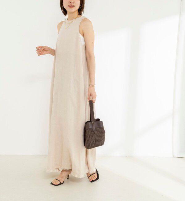 NOLLEY'S sophi「【GRAYCHORD/グレーコード】MICHELLE LINEN」|ワンピース|オフホワイト
