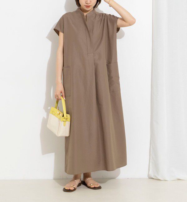 NOLLEY'S「【WEB＆一部店舗限定カラー】ウォッシャブルエクセルテックタンブラースタンドカラースキッパーワンピース」|ワンピース|