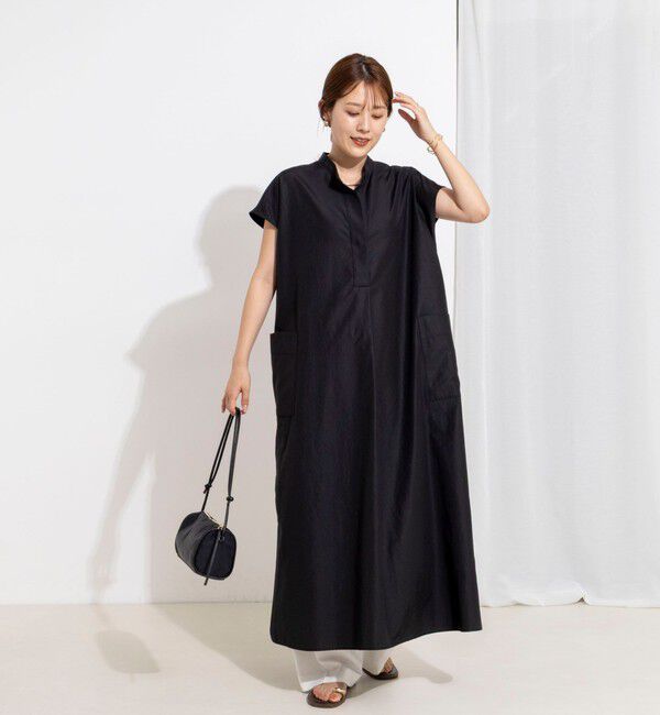 NOLLEY'S「【WEB＆一部店舗限定カラー】ウォッシャブルエクセルテックタンブラースタンドカラースキッパーワンピース」|ワンピース|