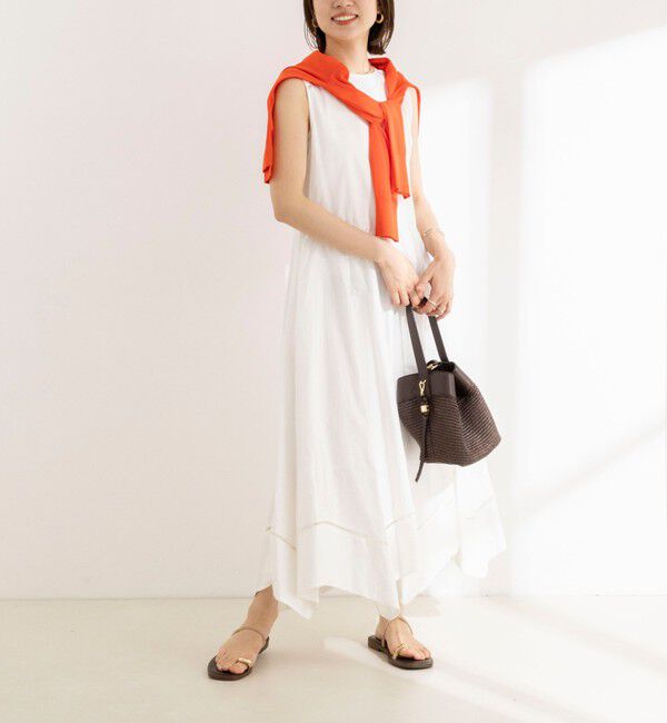 NOLLEY'S「【MARILYN MOON/マリリーンムーン】ledder lace handkerchief skirt dress」|ワンピース|
