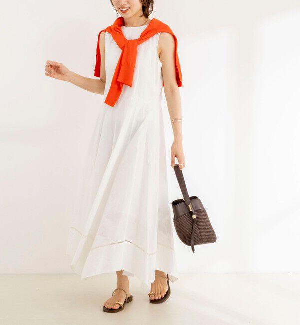 NOLLEY'S「【MARILYN MOON/マリリーンムーン】ledder lace handkerchief skirt dress」|ワンピース|