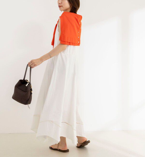 NOLLEY'S「【MARILYN MOON/マリリーンムーン】ledder lace handkerchief skirt dress」|ワンピース|