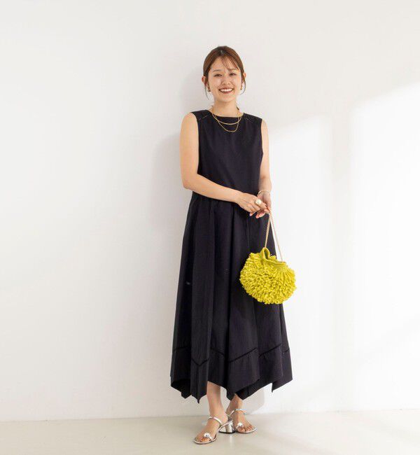 NOLLEY'S「【MARILYN MOON/マリリーンムーン】ledder lace handkerchief skirt dress」|ワンピース|
