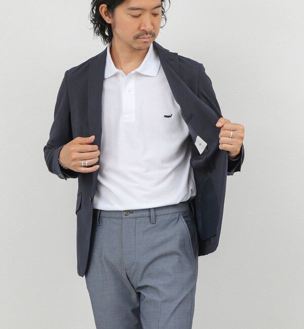 NOLLEY'S goodman「【BECシリーズ】【WEB限定】《ビジカジ対応》クジラ刺繍 ドライカノコユーティリティポロシャツ 26SS」|ポロシャツ|