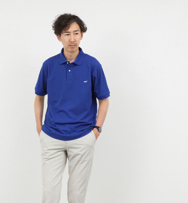 NOLLEY'S goodman「【BECシリーズ】【WEB限定】《ビジカジ対応》クジラ刺繍 ドライカノコユーティリティポロシャツ 26SS」|ポロシャツ|