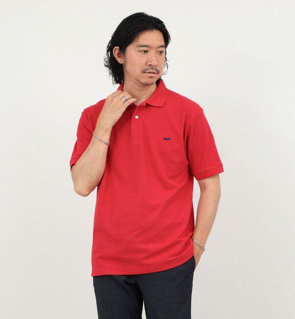 NOLLEY'S goodman「【BECシリーズ】【WEB限定】《ビジカジ対応》クジラ刺繍 ドライカノコユーティリティポロシャツ 26SS」|ポロシャツ|