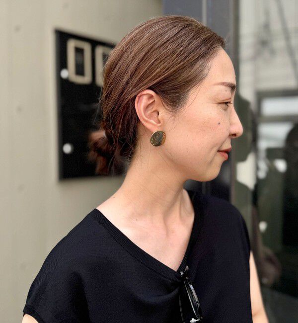 grace grace「【grace grace/グラスグラス】メッセージコインピアス」|ピアス|