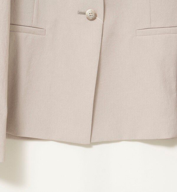 NOLLEY'S sophi「《セットアップ対応/UVカット/接触冷感》ウォッシャブルDry toro ノーカラージャケット」|ノーカラージャケット|