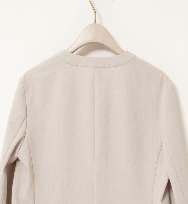 NOLLEY'S sophi「《セットアップ対応/UVカット/接触冷感》ウォッシャブルDry toro ノーカラージャケット」|ノーカラージャケット|
