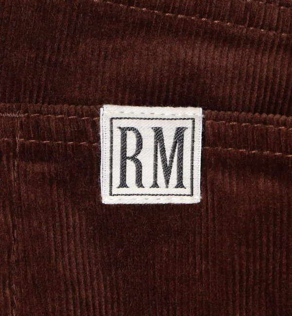 Rie Miller「《5サイズ展開》【RM denim】ウォッシャブルセンタープレス裾デザインコーデュロイパンツ」|チノ|
