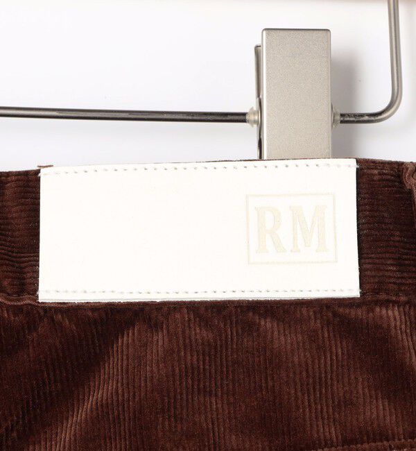 Rie Miller「《5サイズ展開》【RM denim】ウォッシャブルセンタープレス裾デザインコーデュロイパンツ」|チノ|