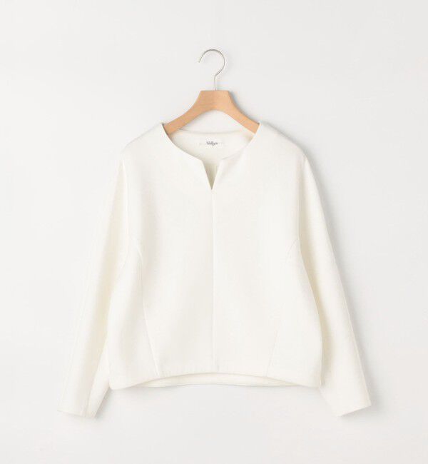 NOLLEY'S「《UVカット/接触冷感/セットアップ対応》ウォッシャブルダンボールキーネックプルオーバー」|Tシャツ・カットソー|