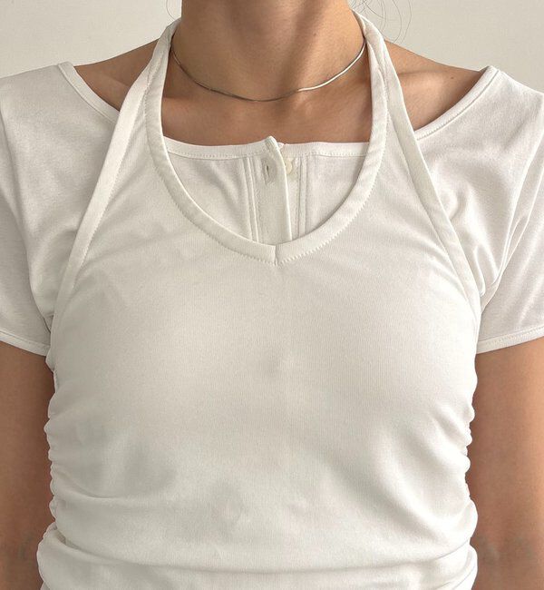  「【マルチWAY】ホルターキャミSETカーディガン」|Tシャツ・カットソー|