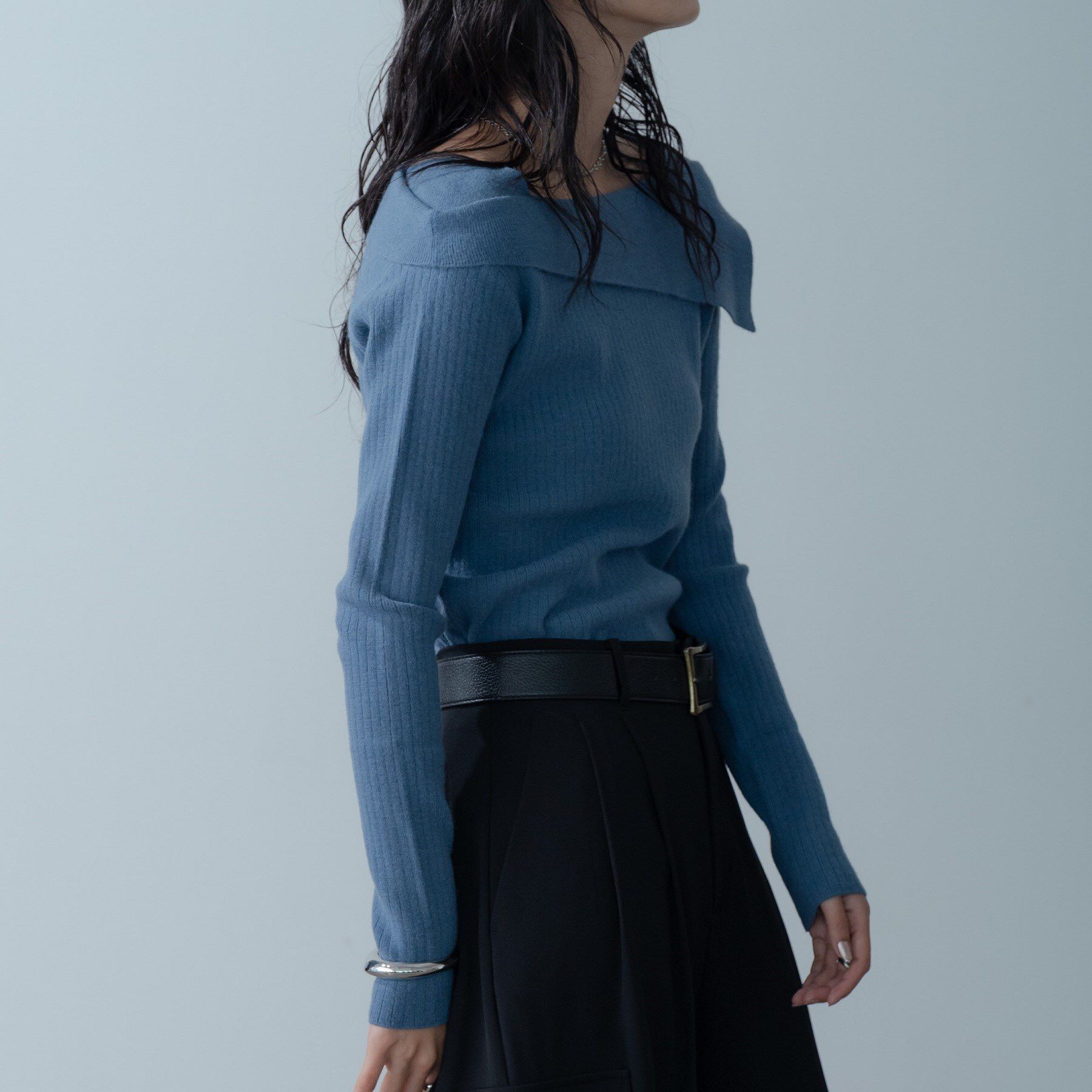 GALLEST「【再入荷】アシメオフショルニット」|ニット・セーター|