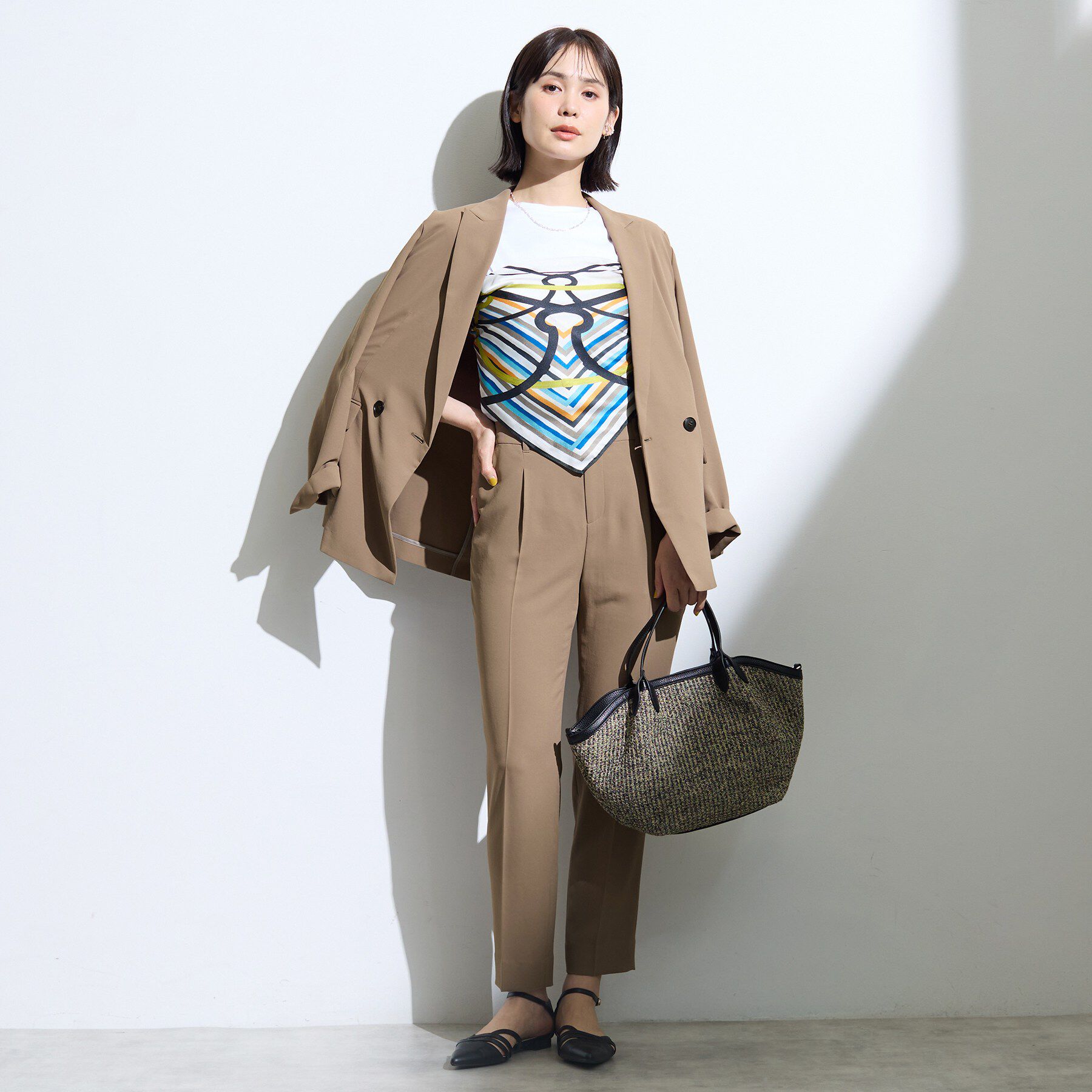 INDIVI「【新作登場！着る日傘】 テーパードパンツ」|その他|