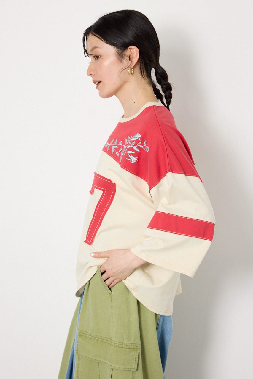 RODEO CROWNS「エンブロイダリーユニフォームTシャツ」|Tシャツ・カットソー|