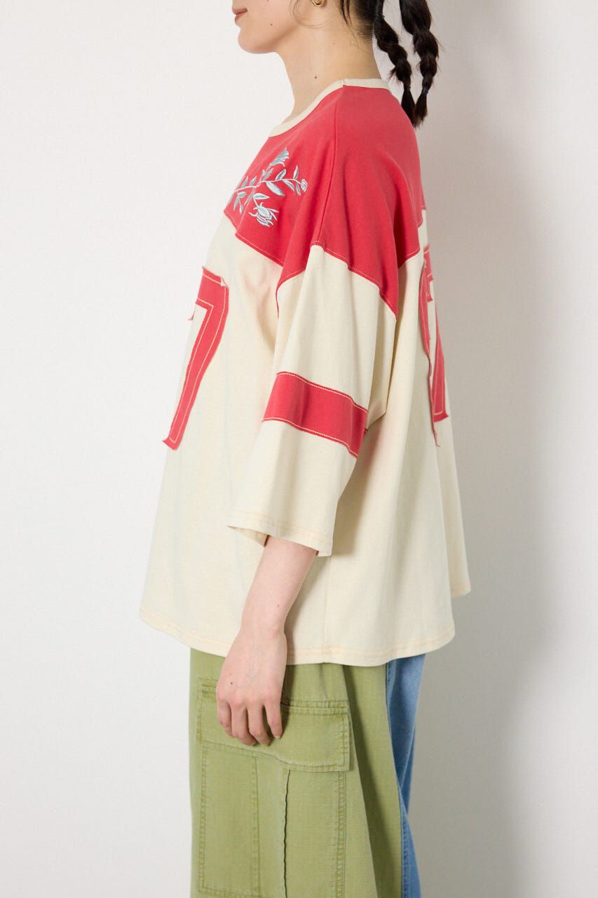 RODEO CROWNS「エンブロイダリーユニフォームTシャツ」|Tシャツ・カットソー|