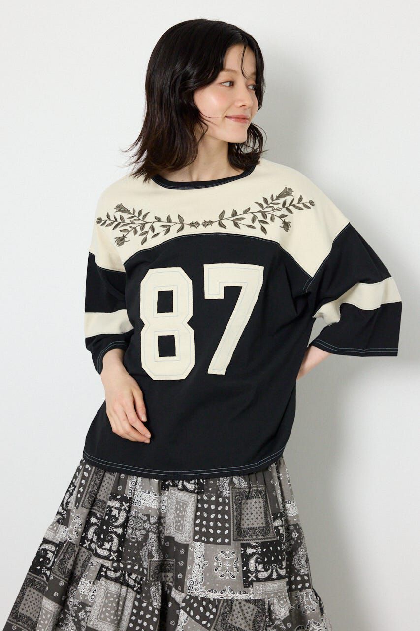 RODEO CROWNS「エンブロイダリーユニフォームTシャツ」|Tシャツ・カットソー|