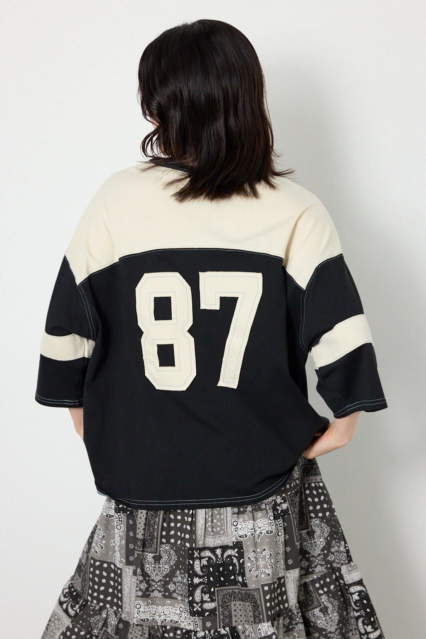 RODEO CROWNS「エンブロイダリーユニフォームTシャツ」|Tシャツ・カットソー|