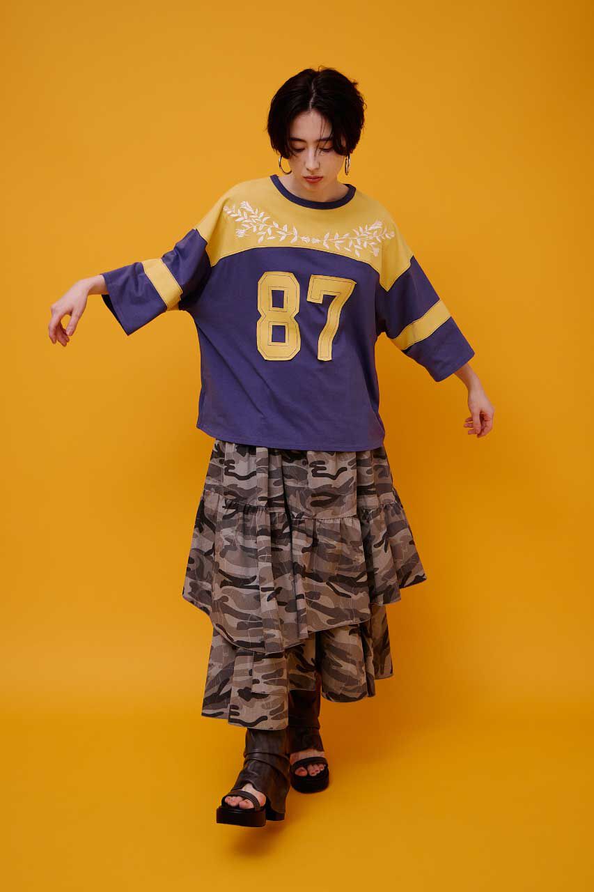 RODEO CROWNS「エンブロイダリーユニフォームTシャツ」|Tシャツ・カットソー|