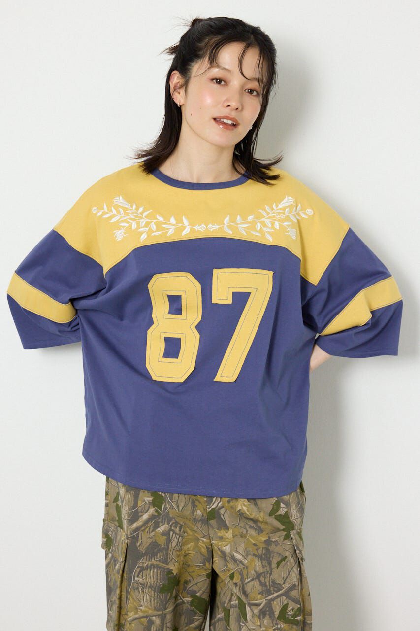 RODEO CROWNS「エンブロイダリーユニフォームTシャツ」|Tシャツ・カットソー|