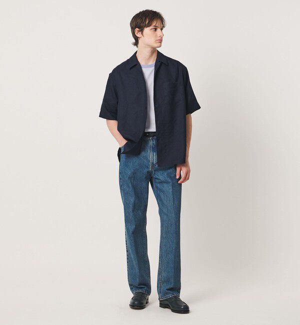 UNITED ARROWS「ポンチボーダー Tシャツ デオドラント 抗菌防臭 接触冷感」|Tシャツ・カットソー|