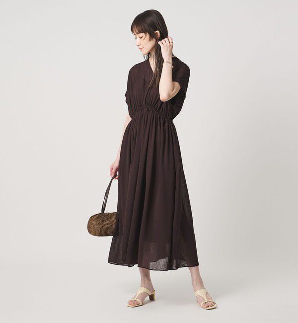 UNITED ARROWS「スラブ シアー ワンピース ‐ウォッシャブル‐」|ワンピース|