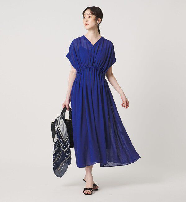 UNITED ARROWS「スラブ シアー ワンピース ‐ウォッシャブル‐」|ワンピース|