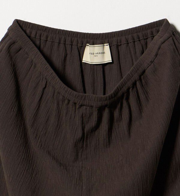 UNITED ARROWS「クレープ イージー ワイドパンツ ‐ウォッシャブル‐」|チノ|