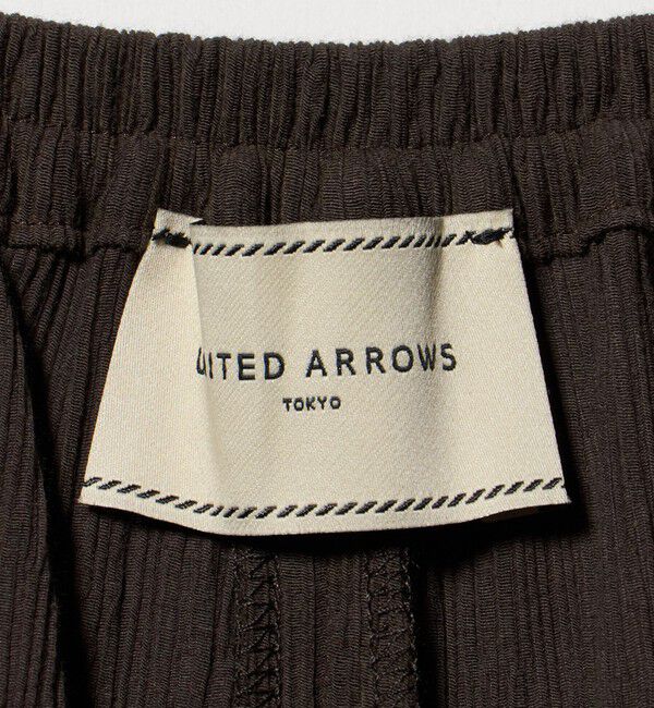 UNITED ARROWS「クレープ イージー ワイドパンツ ‐ウォッシャブル‐」|チノ|