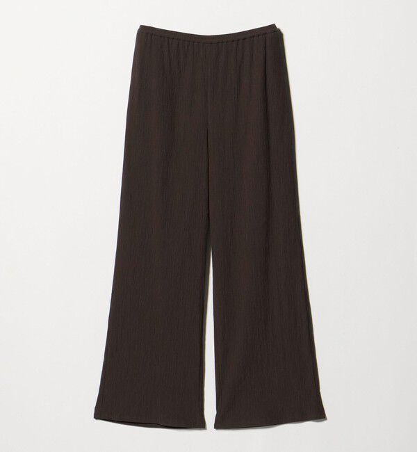 UNITED ARROWS「クレープ イージー ワイドパンツ ‐ウォッシャブル‐」|チノ|