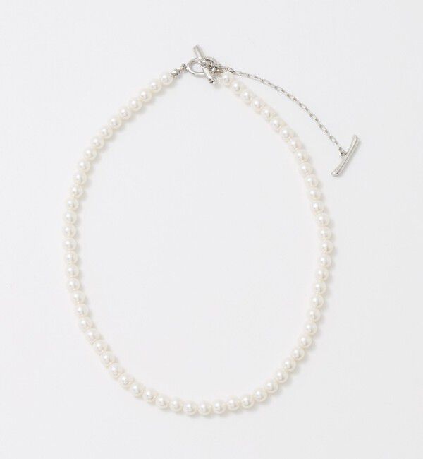 UNITED ARROWS「6MM イミテーションパール 2WAY ネックレス」|ネックレス|WHITE