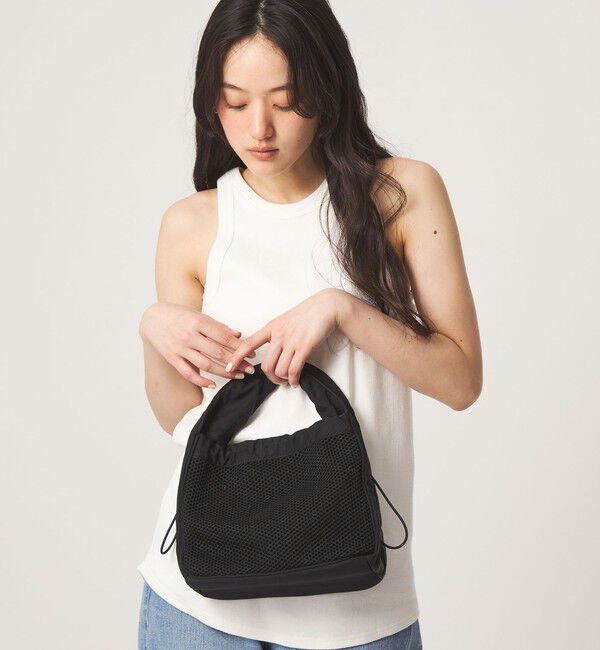 UNITED ARROWS green label relaxing「＜CLANATE＞メッシュバッグ」|ショルダー・メッセンジャー|BLACK